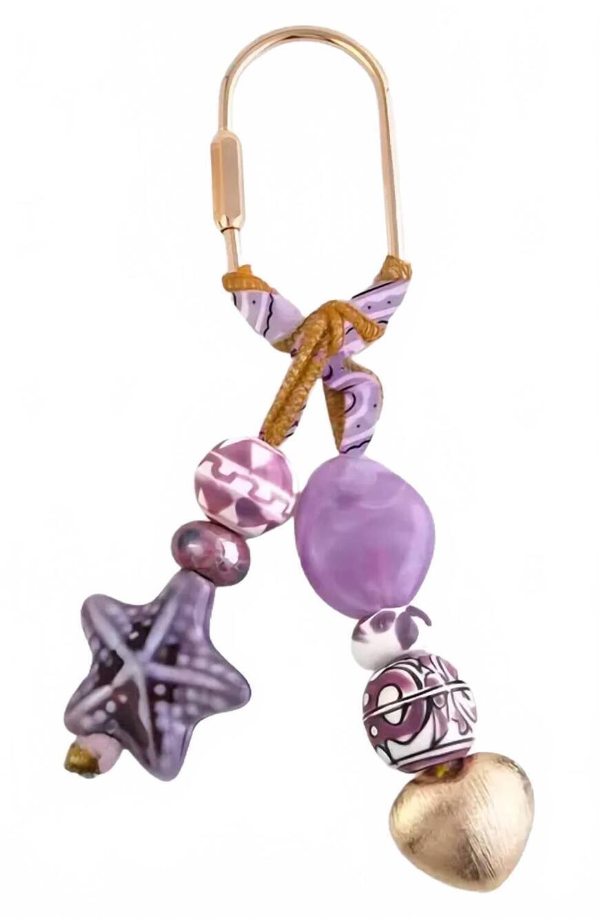 NEW MACRAE & CO women's starfish wonder bag charms in purple